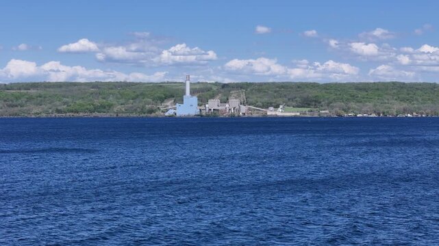 Miliken Station on Cayuga Lake in Tompkins County.