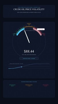 Gauge speedometer dashboard monitoring data metrics meter motion graphic