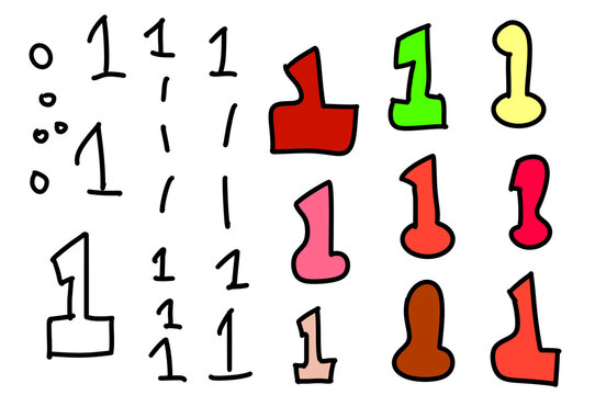 数字1セット