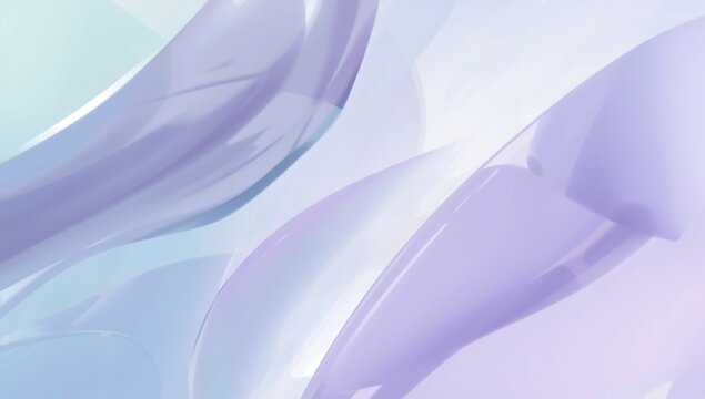 Abstract Fluid Light Reflection in Soft Purple and Blue Tones for Design