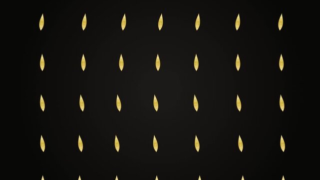 Minimalist background pattern with gold textured falling leaf shapes on black gold texture gold leaves falling leaves luxurious pattern elegant design gold texture gold leaves falling