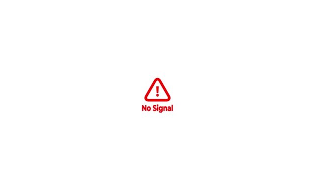 Alert warning sign Exclamation symbol animation signal alert risk safety danger road warning sign sign symbol.