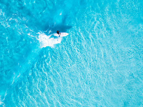 Man surfing