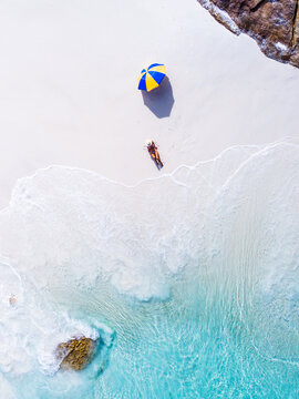 girl at the beach. summer Australia