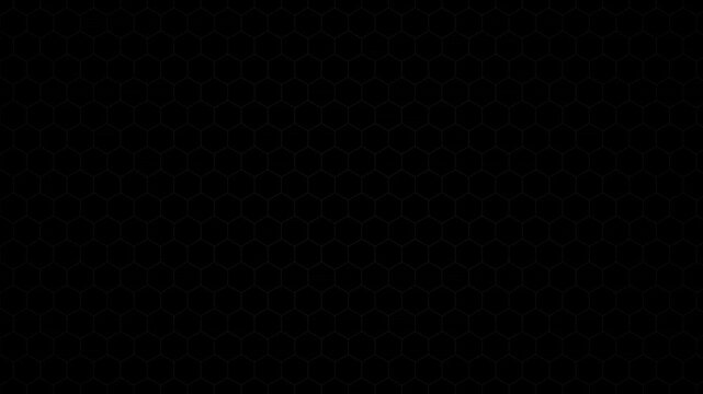Dark abstract background with subtle geometric hexagon pattern and elegant minimalist design for modern tech themes