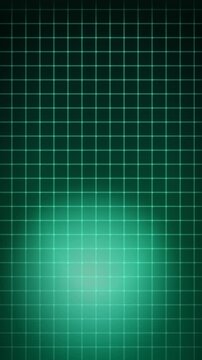 Futuristic Cyber Running Grid Neon Vertical Motion Background.