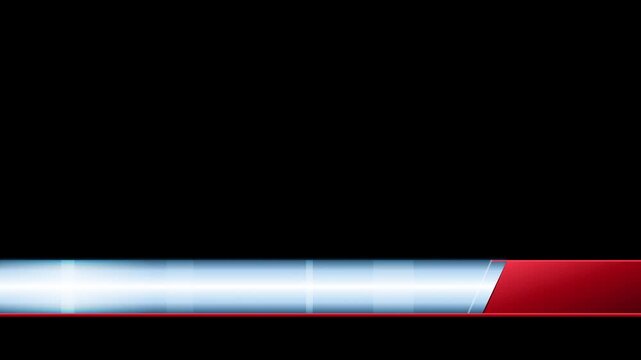 Modern News Broadcast Lower Third Graphic Overlay Template for Video Streaming and Media Production