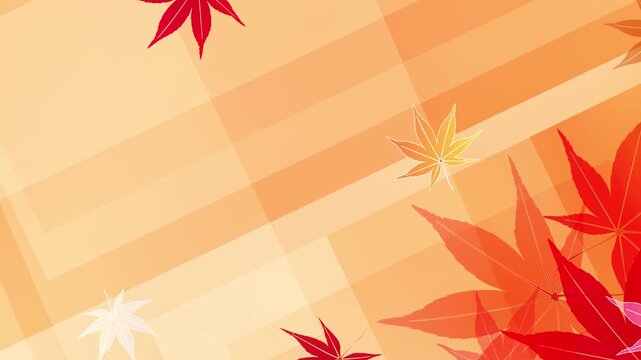 Autumn Maple Leaves Pattern 4K