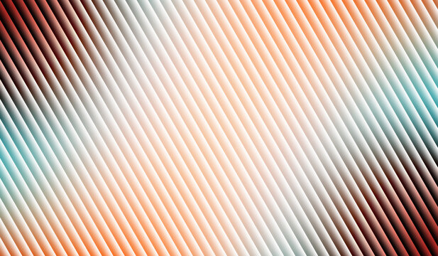 Abstract background featuring parallel diagonal gradient stripes in soft pastel tones of peach, white, and teal
