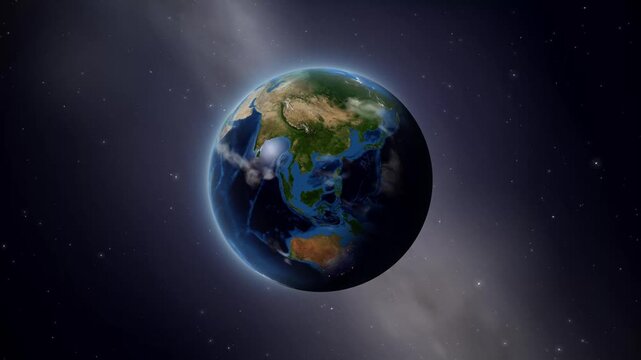 Earth Zoom In Animation to Salzburg Austria Location Pin