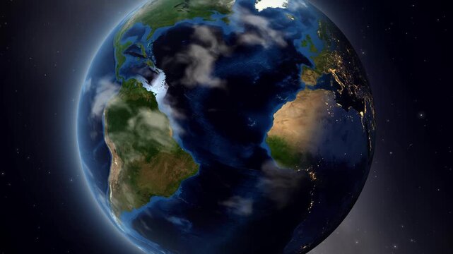 Earth Zoom In to Iguala de la Independencia Mexico Satellite Animation