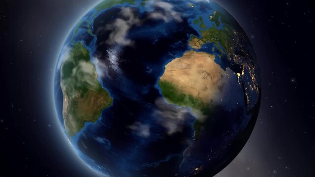 Earth Zoom In to Aba Nigeria Satellite View Animation