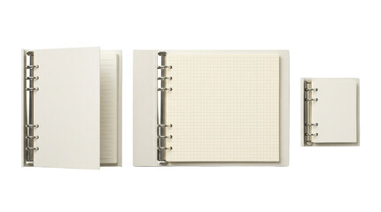 Ring binder notebooks and memo pads set © Fongrin