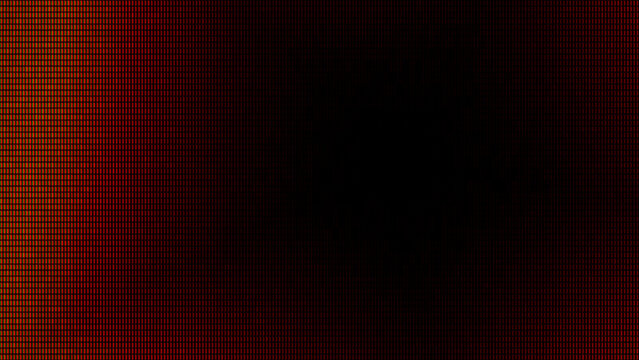 State-of-the-art Dark Gradient Background. Electronic Red Digital Screen Texture. 
