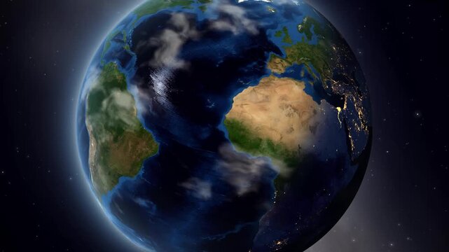 Earth Zoom In to Agadez Niger Satellite Map Animation