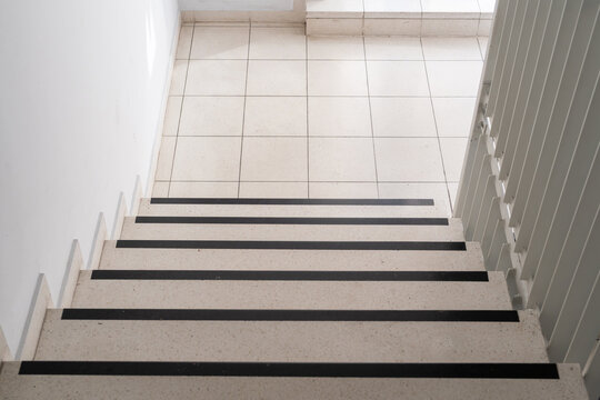 Stairs in apartment building