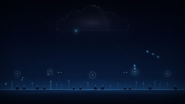 IoT Sensor Data Uplink Edge Gateways To Cloud Seamless Loop