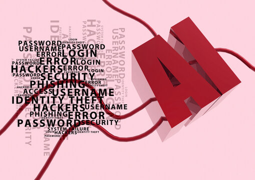 Data protection using AI, conceptual illustration
