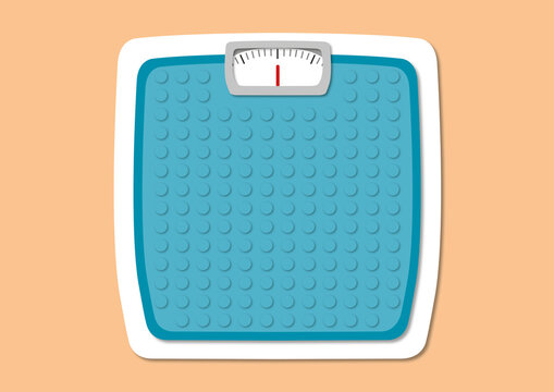 Weighing scales, illustration