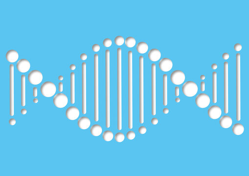 DNA molecule, conceptual illustration