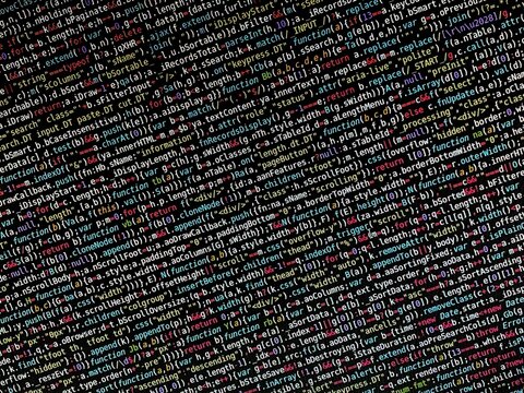 Abstract programming code background for software developers