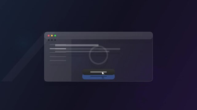 Modern Software Patch Update Interface Concept on Digital Screen