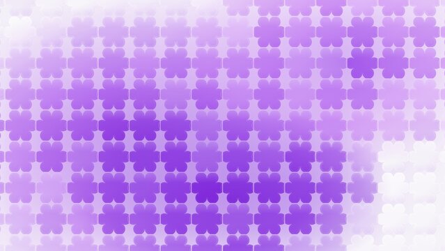 Purple flower pattern background abstract geometric floral mosaic texture gradient light design