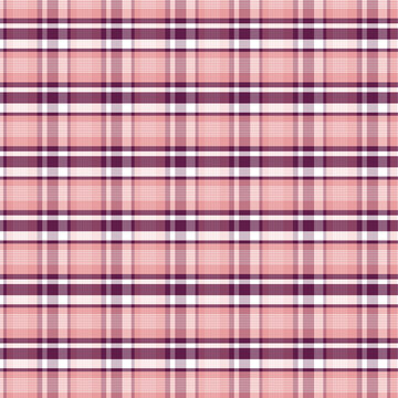 Seamless Soft Pink Grid Plaid Pattern Wallpaper Print