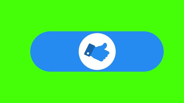 Animated Social Media Like Button Motion Graphic