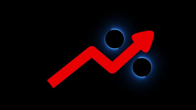 Food inflation. The effect of the inflation rate on prices. Consumer price index or CPI. Prices of commodities and consumer goods rose due to rising inflation.4k motion graphics video animation