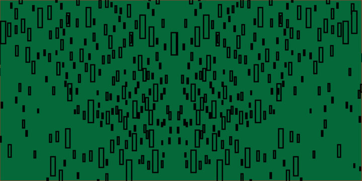 Abstract green digital texture with dense black pixel patterns, creating a futuristic matrix-style background. Perfect for technology, cyber, data, gaming, and digital design projects.