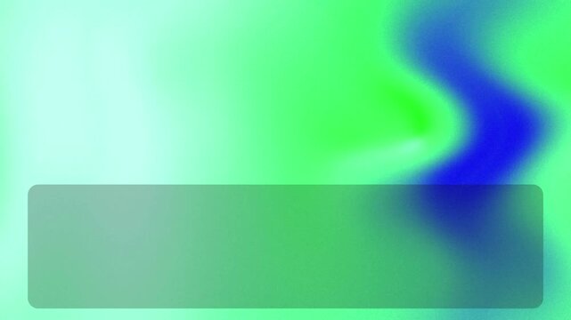 Abstract green and blue gradient background with a semi-transparent banner shape.