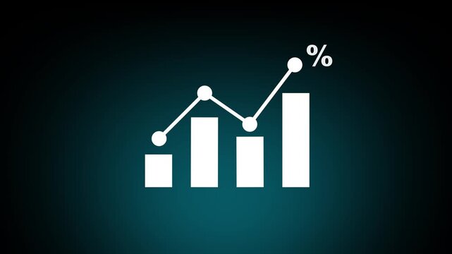 concept interest rates and dividends ,investment growth percentage and interest on deposits ,increase in interest rates ,Retirement returns ,increase of business profits,finance and investment