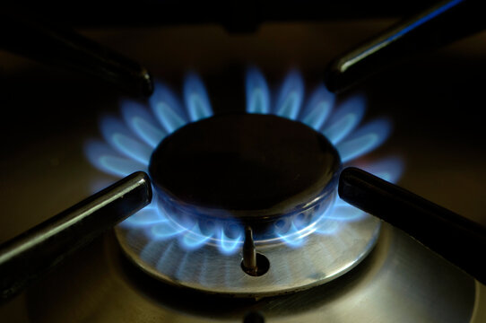 Flame of gas stove
