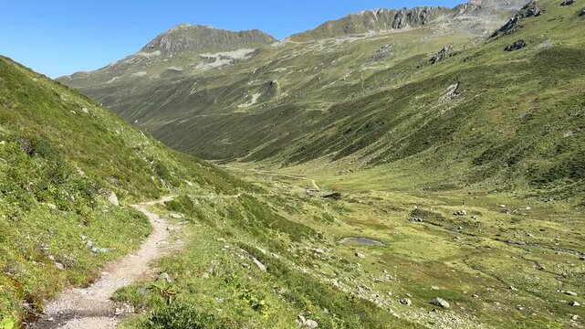 Davos in den Bergen.