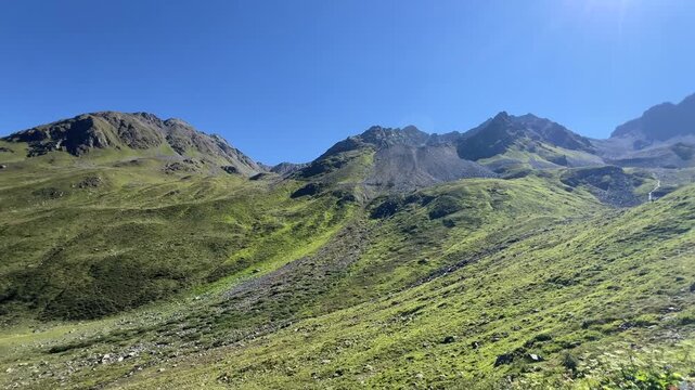 Davos in den Bergen.