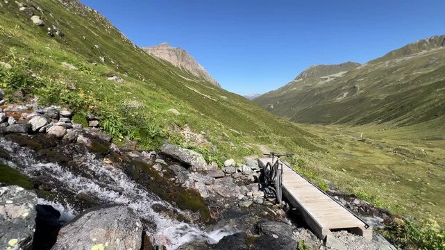 Davos in den Bergen.