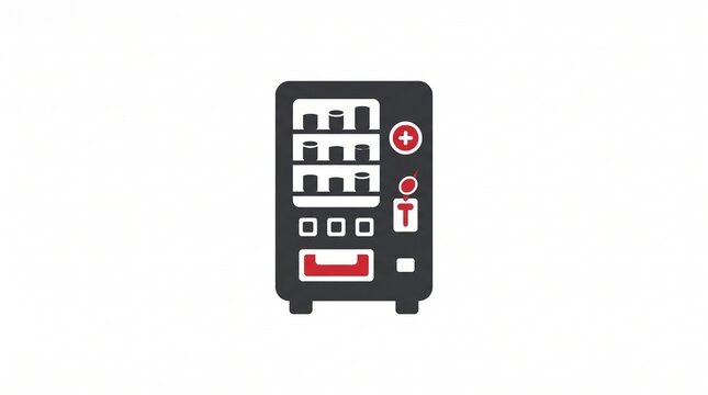 Vending Machine Icon Graphic