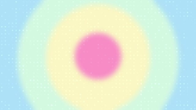 Animated gradient circle shapes, pastel colorful dynamic geometric motion graphic for modern, trendy and presentation design projects