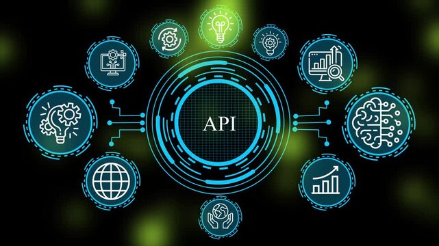 Comprehensive Application Programming Interface API Management and Integration Framework with AI-Powered Microservices Architecture for Modern Enterprise Software Connectivity Concept 4K video
