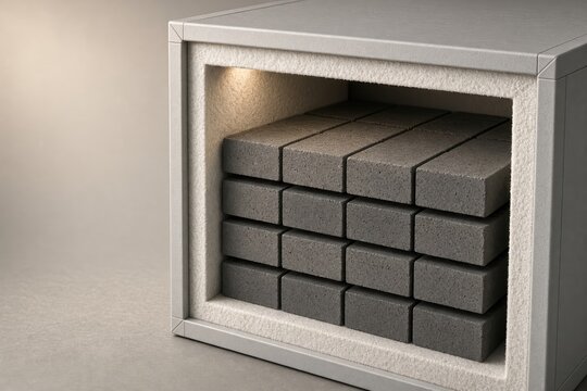 Thermal storage brick wall
