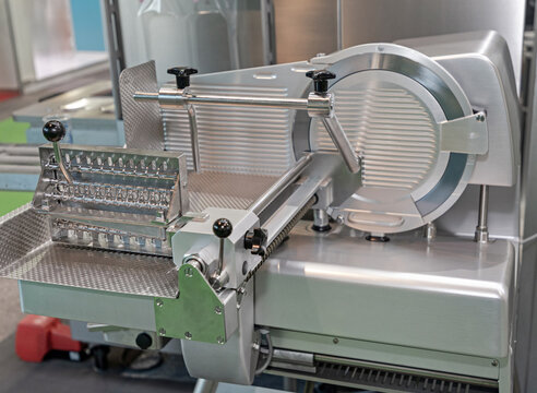 Stainless Steel Semi Automatic Slicing Heavy Duty Deli Meat Slicer Machine