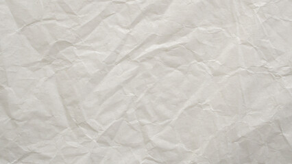 Fototapeta premium Abstract old white crumpled and creased recycle paper texture background