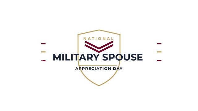 National Military Spouse Appreciation Day Motion Graphic