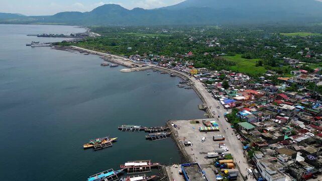Fatima Fish Port and Fishing Boats, Tabaco City, Albay, Philippines