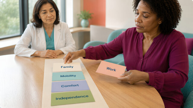 Patient and Doctor Sort Family Mobility and Care Priority Cards