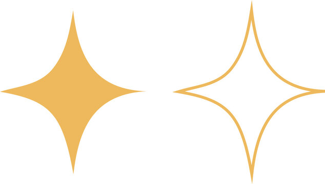 Four corner star icon
