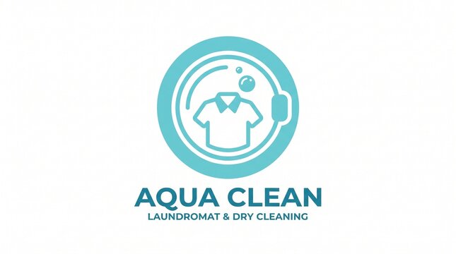 Aqua Clean Laundry Service Logo