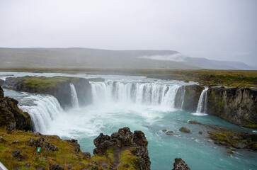 waterfall in iceland godafoss © Stoyan