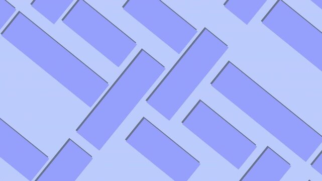 Baby Blue Kinetic Background geometric shapes in soft blue tones creating an abstract continuous moving pattern with smooth layered surfaces rendered in 4k seamless loop